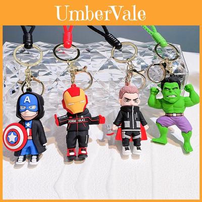 Trendy Pvckeychain Captain Hulk Thor Black Widow Gift
