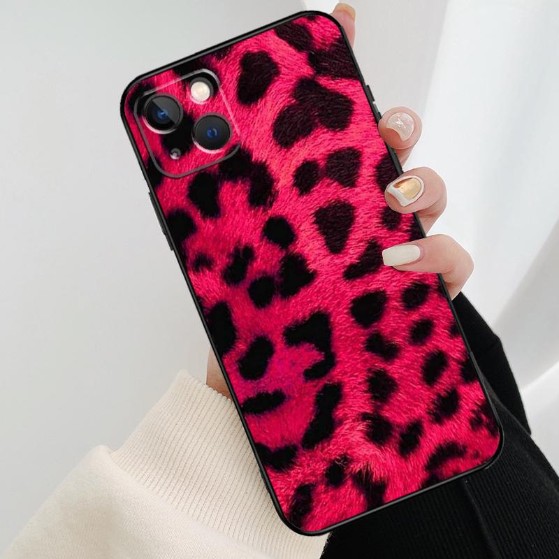 Leopard Pattern Animal Colorful Phone Case For iPhone 17 Pro Max 16 15 11 13 12 14 Pro Max mini 15 16 Plus 16e 17 Air Cover