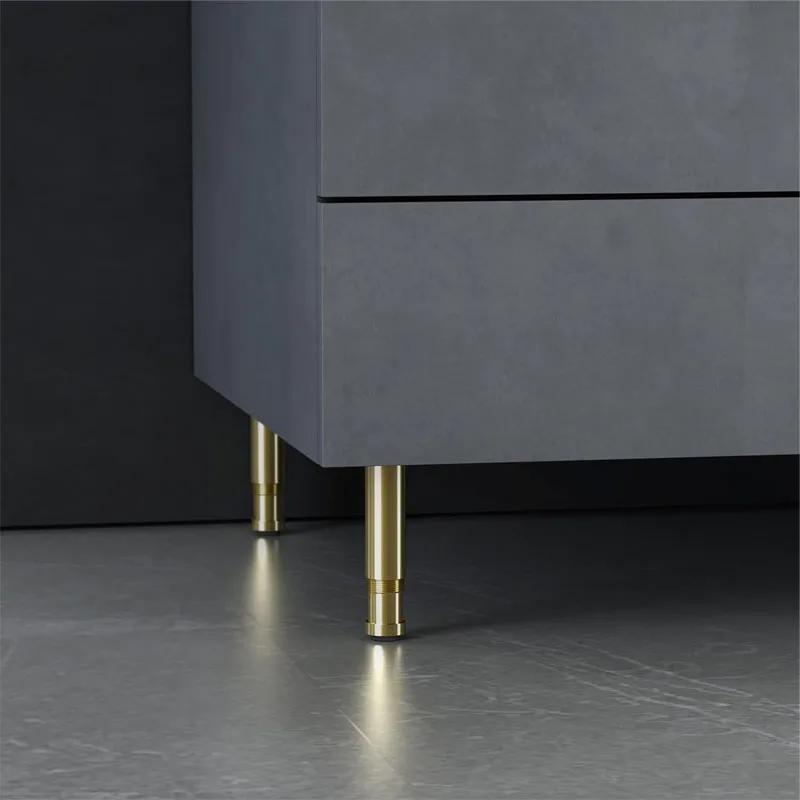 4pcs  Adjustable Sofa Legs Metal Modern Furniture Legs for Cabinet Couch Dresser Closet Height Round Sofa Bed Legs Basic