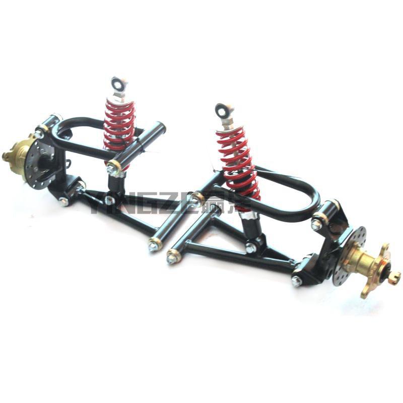Go Kart Karting Four Wheel ATV Front Suspension Shock Absorbers Swingarms With Wheel Flange Sitting