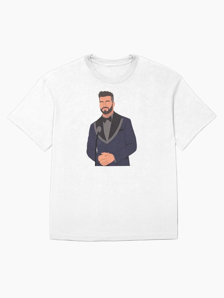Ricky Martin Ricky Martin Illustration Oversized T-Shirt