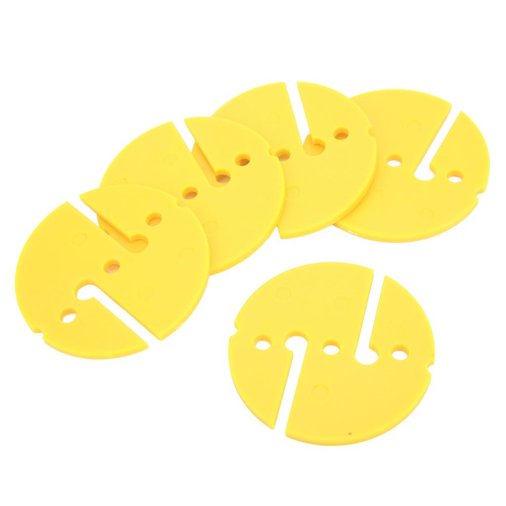 5Pcs Diving Line Marker Cave Dive Marker     Rope Line Marker PVC Round Shape for Underwater