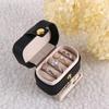 Gift PU Leather Water-proof Jewelry Organizer Jewelry Storage Case Earring Holder Ring Display Box