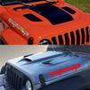 For Jeep Wrangler JK JL TJ YJ Unlimited Sahara Rubicon Auto Off Road DIY Accessories Vinyl Bonnet Decals Car Hood Decor Stickers