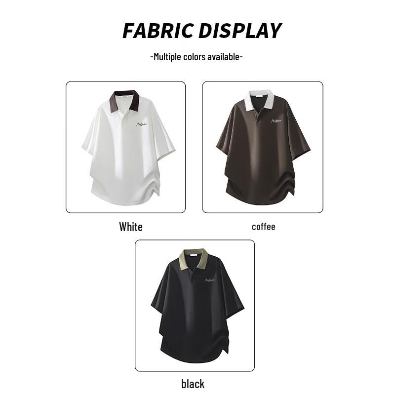Mark Huafei Herren Farbblock Poloshirt