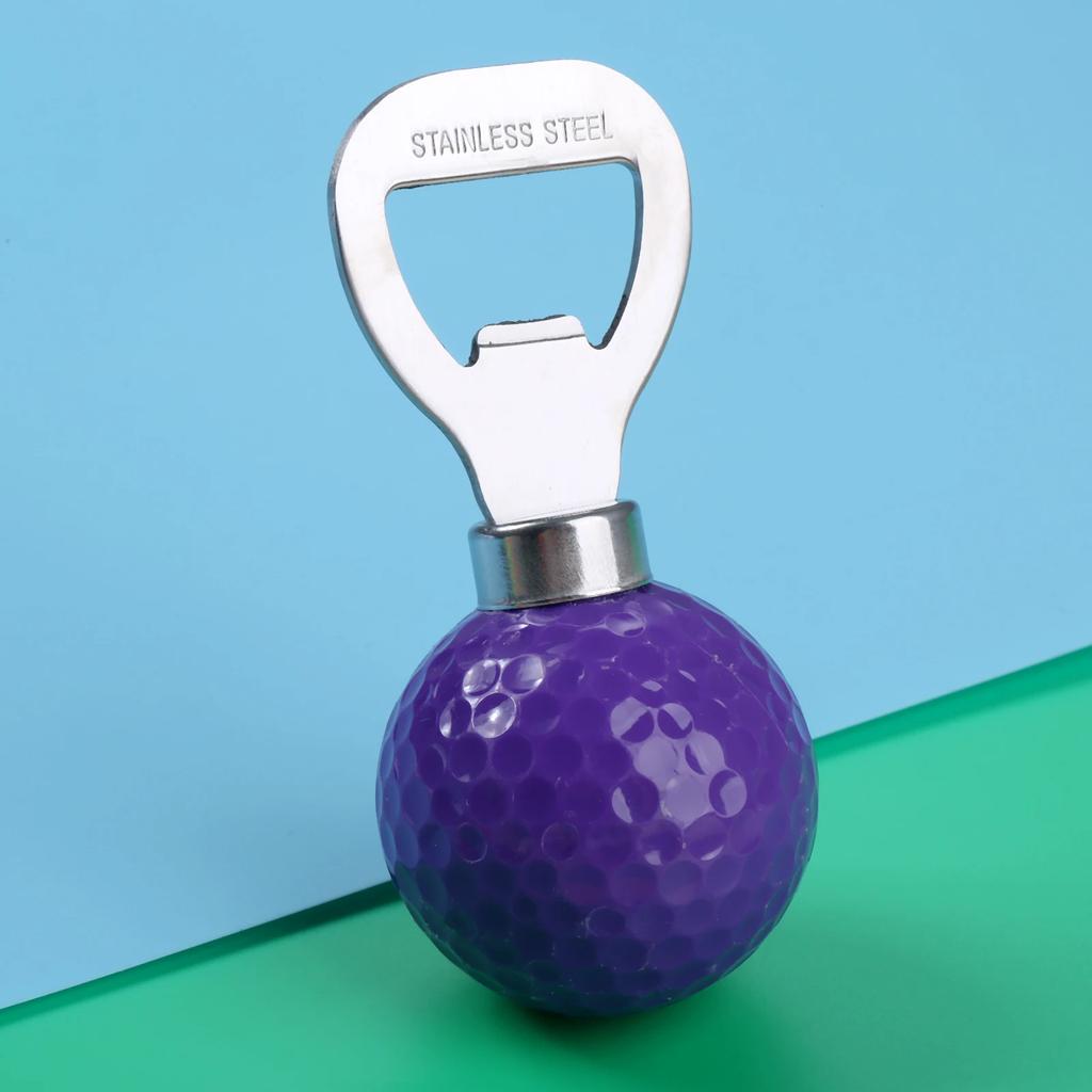 1 Pc Stainless Steel Golf Ball-Shaped Bottle Opener Novelty Corkscrew Wine And Beer Opener Golfer Practice Golf Training Aids