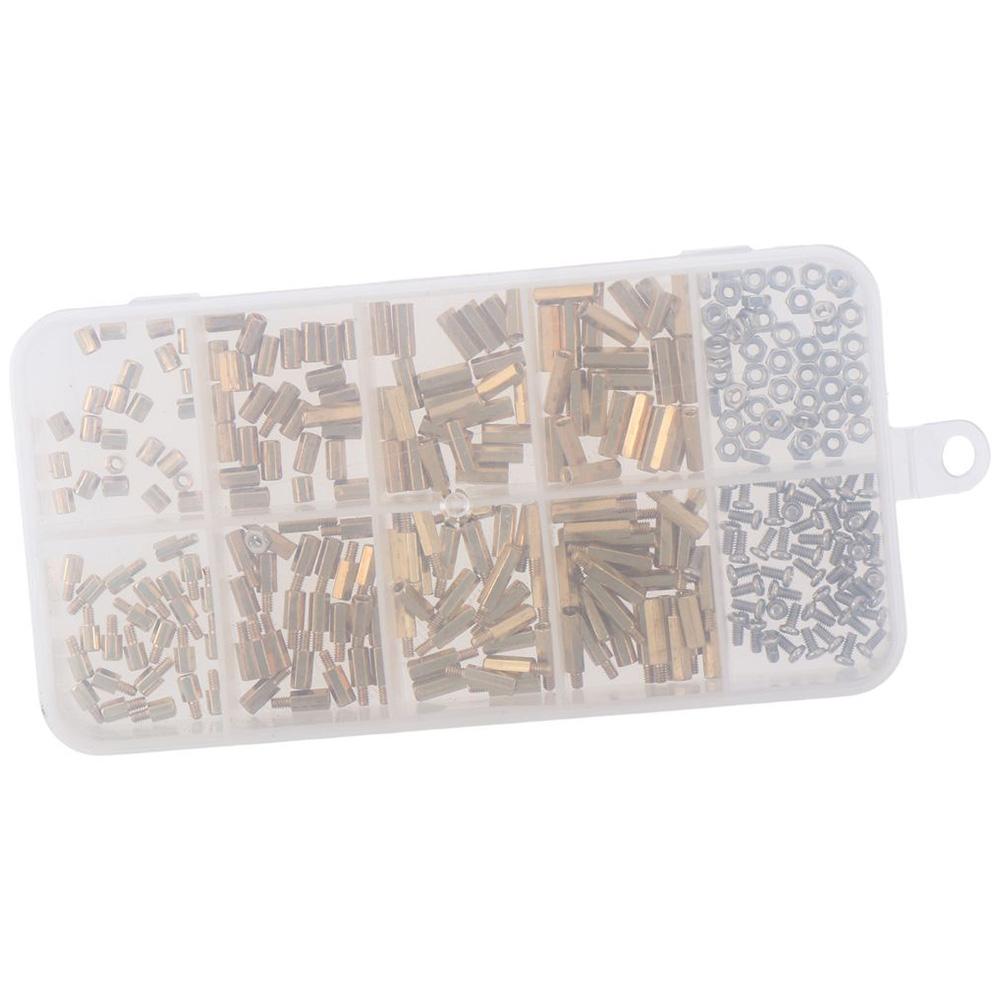 300pcs Male Female Standoff Screw Nut M2 Nut & Bolt Sets  DIY Electronic Projects