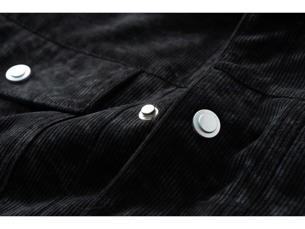 Men's Retro Corduroy Lambswool Winter Coat