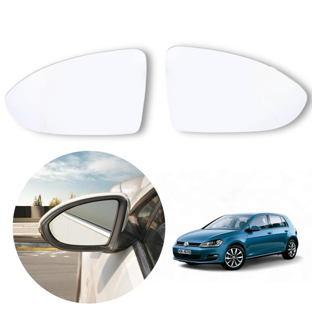 Kanoan Volkswagen Side Mirror, Left and Right Set, VW GOLF Golf 7 GTI R