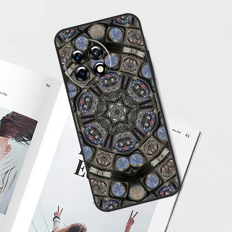 Aviation Airplane Instrument Case For OnePlus Nord 5 CE 4 3 Lite N20 N30 OnePlus 15 13 12 11 8 9 10 Pro 12R 13T 13R Cover