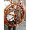 42" inch Large Boat Steering Helm Wood & brass Ship Wheel Nautical Captain Wall Navy decor
