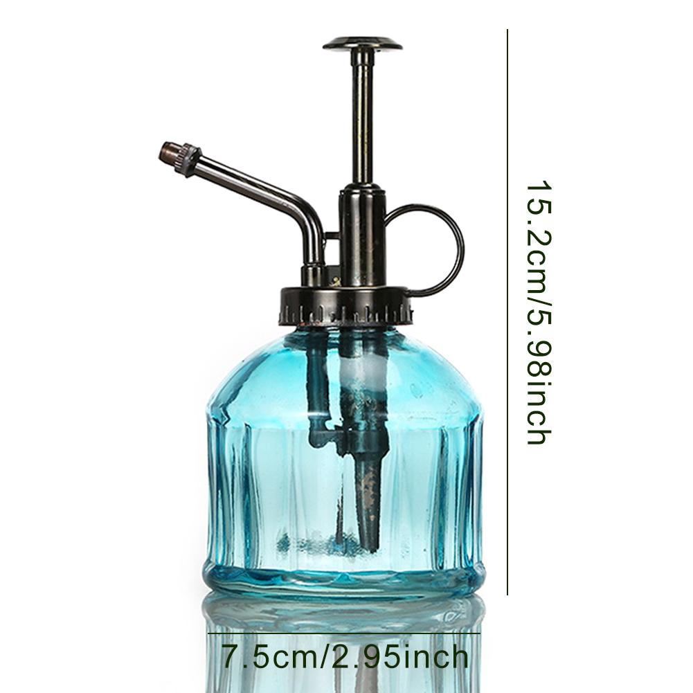 1pc Plant Flower Glass Garden Watering Pot Mister 300ml Water Cans Sprayer Bottle Spray Irrigation Supplies Hairdressing Tool