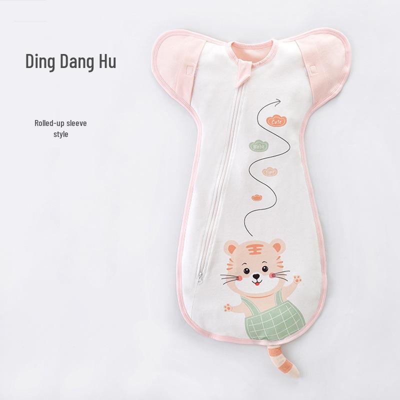 

Grade A Pure Cotton Anti-Startle Newborn Sleeping Bag Swaddle Blanket Anti-Kick Quilt by Anyang Children s Clothing 63# [Suitable for weight 5-16 lbs] 0-6 months