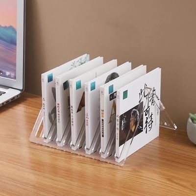 12 slotov Akrylový vinyl Stolný stojan Stojan na ukladanie diskov Držiak na ukladanie diskov Stolný organizér zbierky albumov