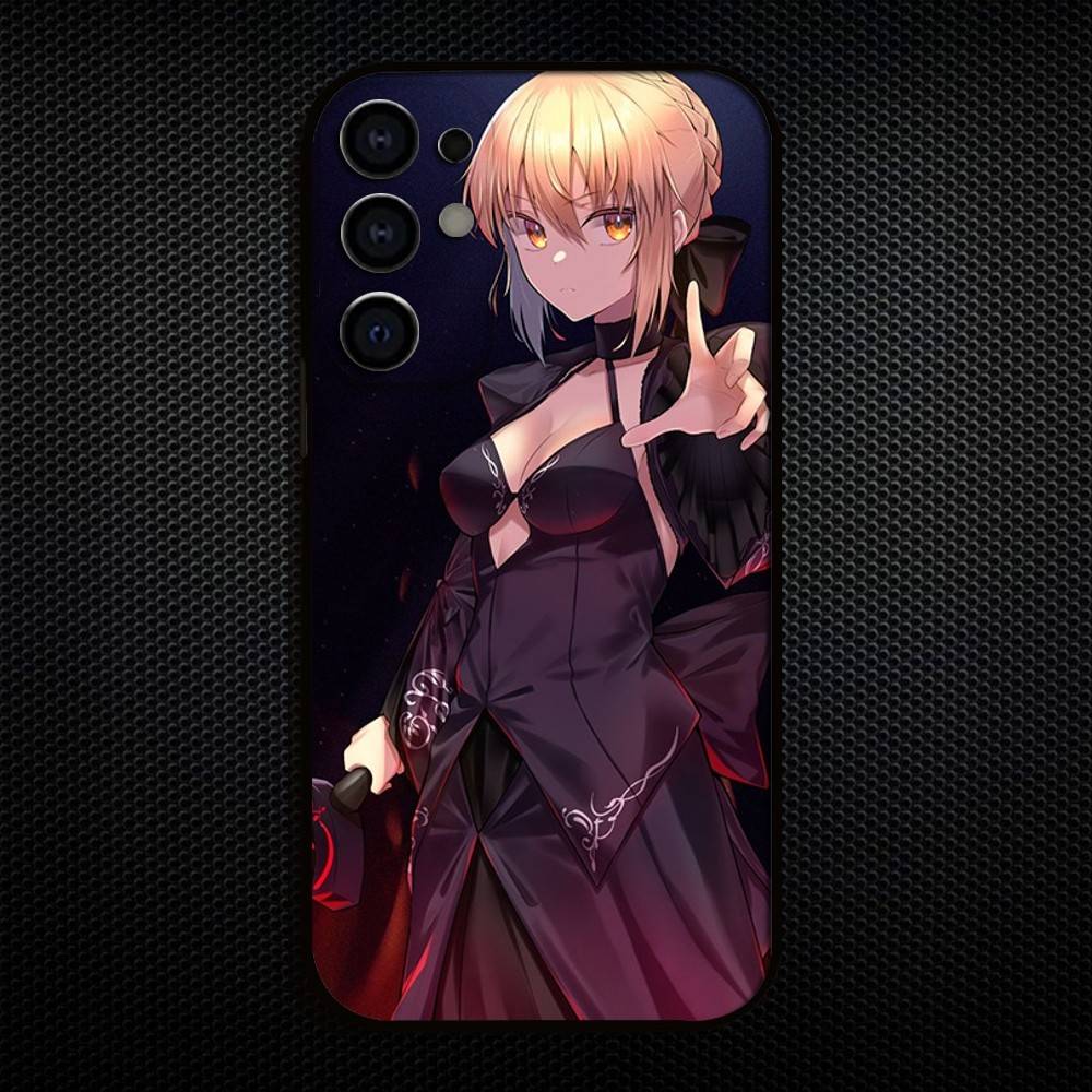 Fate Zero Stay Night Saber Phone Case For Samsung S25,S24,S23,S22,S21,S20,Plus,Fe,Lite,Others Black Cover