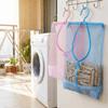 3PCS Quick Dry Hanging Mesh Storage Bag Space Saving Clothespin Mesh Bag  Closet