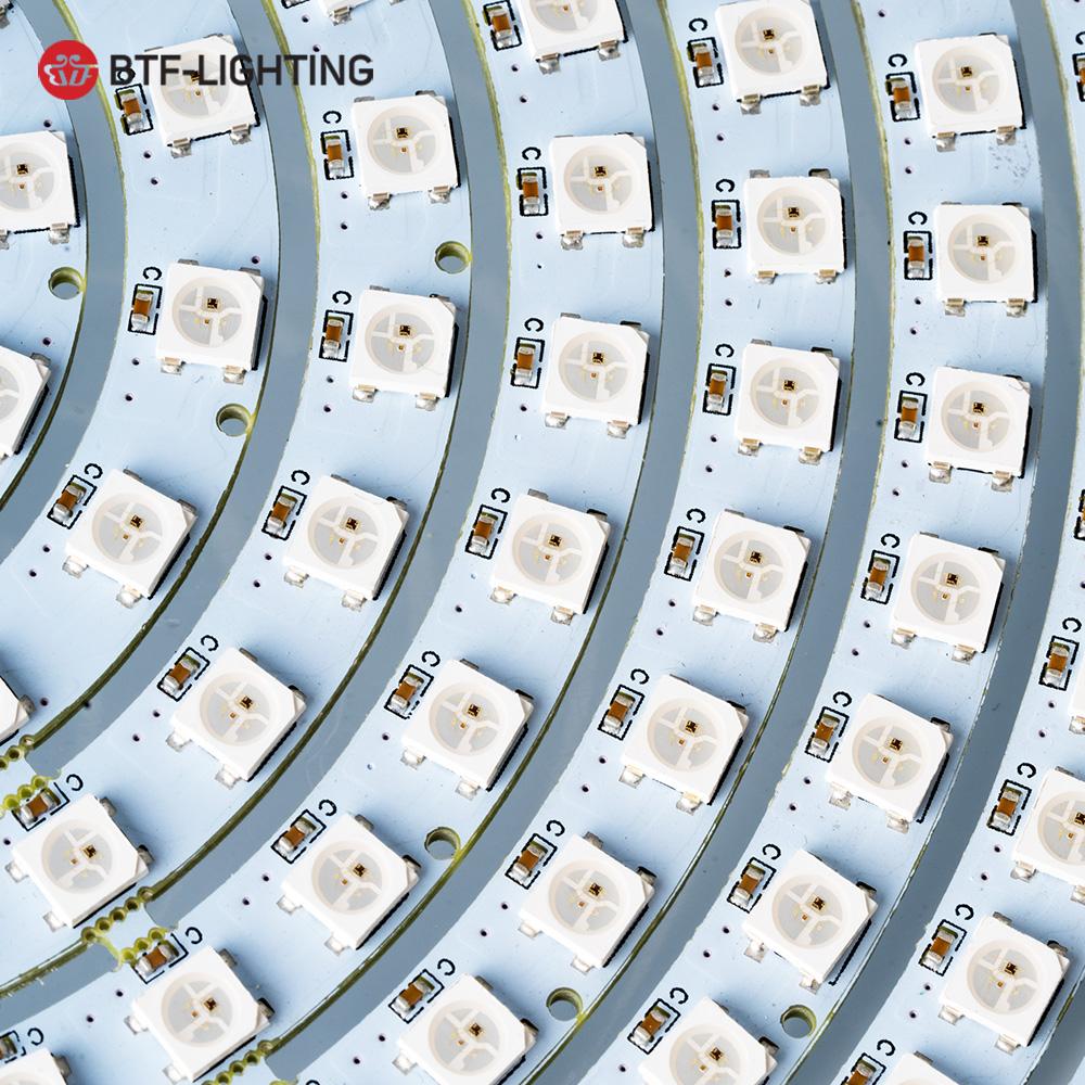 WS2812B DIY RGB LED Ring 148 To 241 Pixels WS2812 Round Modules SK6812 5050 Built-in RGB Addressable 5V LED Circle Arduino Ring