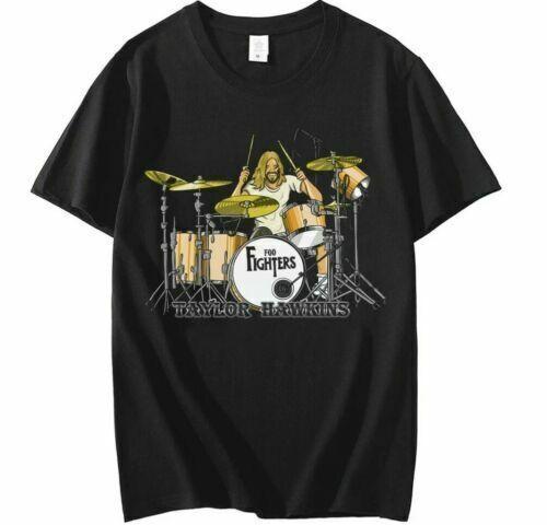 TAYLOR HAWKINS FOO FIGHTERS Drummer Concert T-Shirt S