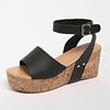 Fashion 2025 Summer Buckle Strap Women's Sandals Fashion Casual Rivet New Plus Size Open Toe Best Seller Comfortable Wedge Sandals