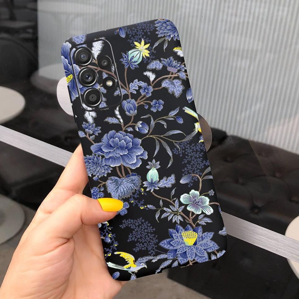 Flowers Case For  Women Girl Samsung Galaxy A23 M23 5G Case Shell Shockproof  Protection Bumper For Cover Samsung M23 A23 A 23