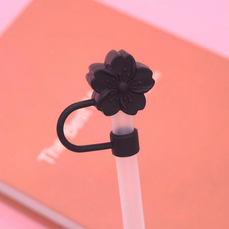 Stanley Water Bottle Silicone Straw Cover with Dust Plug - 10mm Bow Design