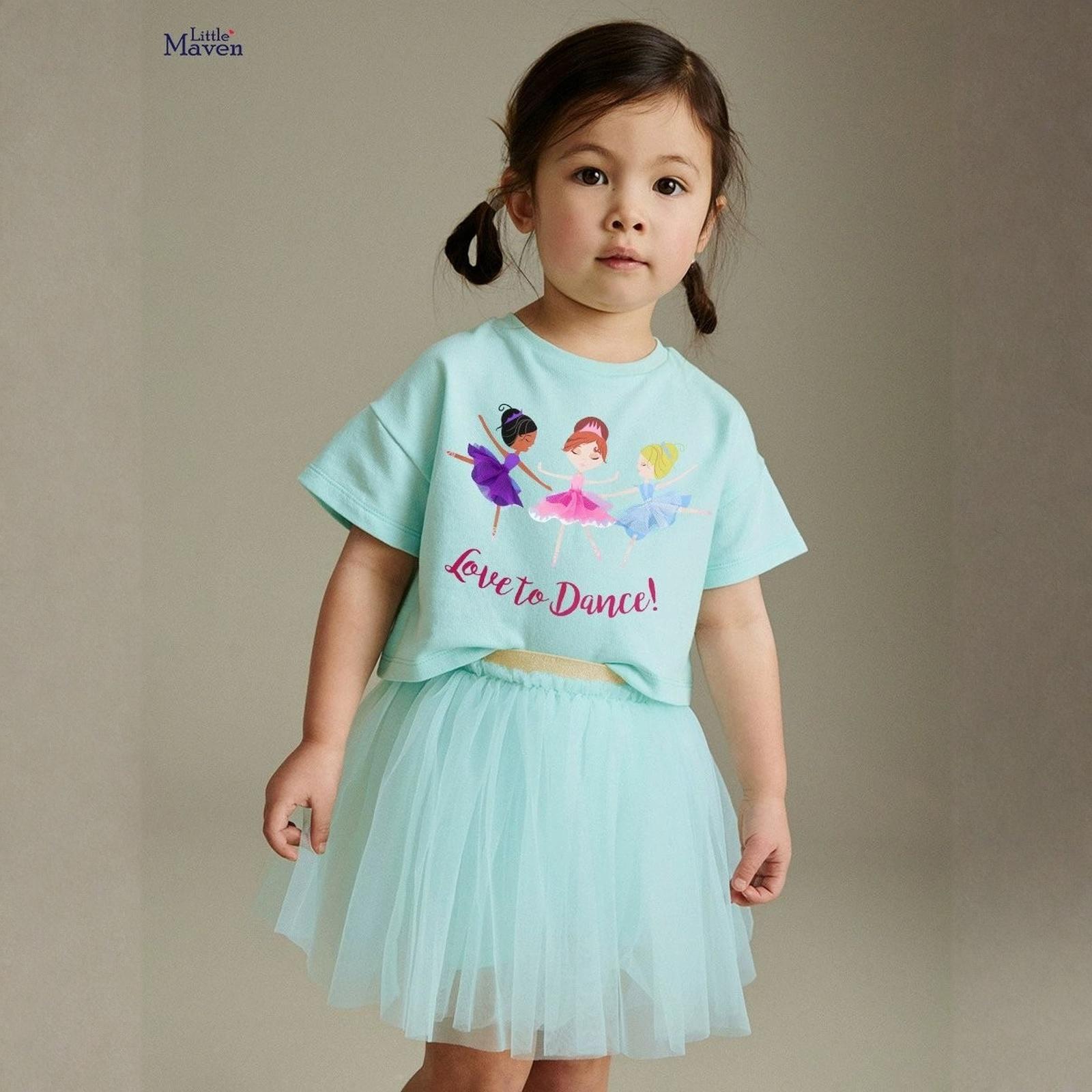 

Summer Cute Girls Dress Set - Casual Kids Outfit 130