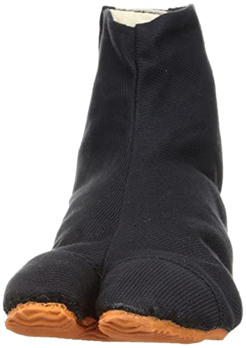 Rikio Festival Tabi Cushion Attached, 5-Piece Kohaze, Black, 22.5cm, HL5SP
