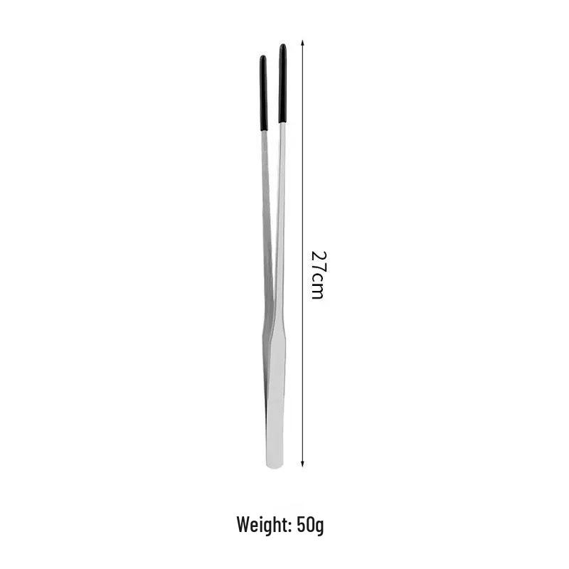 Popular Stainless Steel Tweezers with Silicone Tips for Reptile Feeding and Aquatic Plant Care