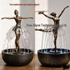 Elegantes Ballerina Tischbrunnen-Ornament