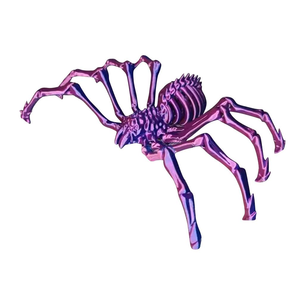 Giant 3D Printed Spider, 3D Printed Articulated Spider Extendable , Crystal Spider Toy Adults Toys Mystery Spider For Autism/ADHD