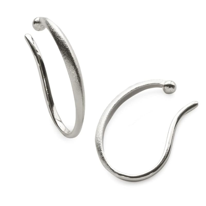 

[Jewel Box] JewelVOX ear cuff wear ring ear cuff ladies Popularity Compatible with metal allergies non-piercing earrings nickel free simple dust