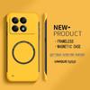 Ultra Thin Frameless Magnetic Enhance Hard PC Phone Case For POCO X7 X6 F7 F6 Pro 5G Candy Color Matte Shockproof Protect Cover