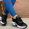 Running Shoes For Women Mesh Breathable Athletic Sneakers With Thick Sole For Casual Wear