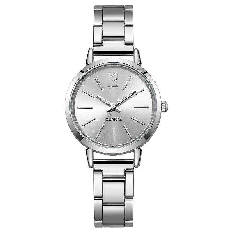 Luxury Watch for Women Simple Round Dial Stainless Fashion Gold Bracelet Quartz Wristwatch Students Ladies Watches 