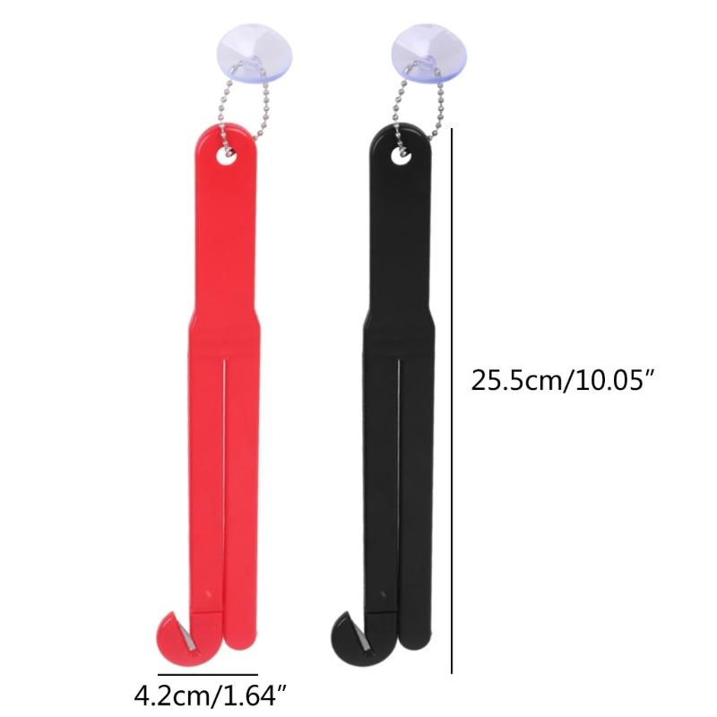 Extrusion Type- Food Bag Opener with Blade- and Squeezer for Kitchens Includes Hang Chain and Suction Cup Easy- Storage