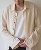 TRIP LE SENS Heirloom Crochet Shirt_Cream Ivory