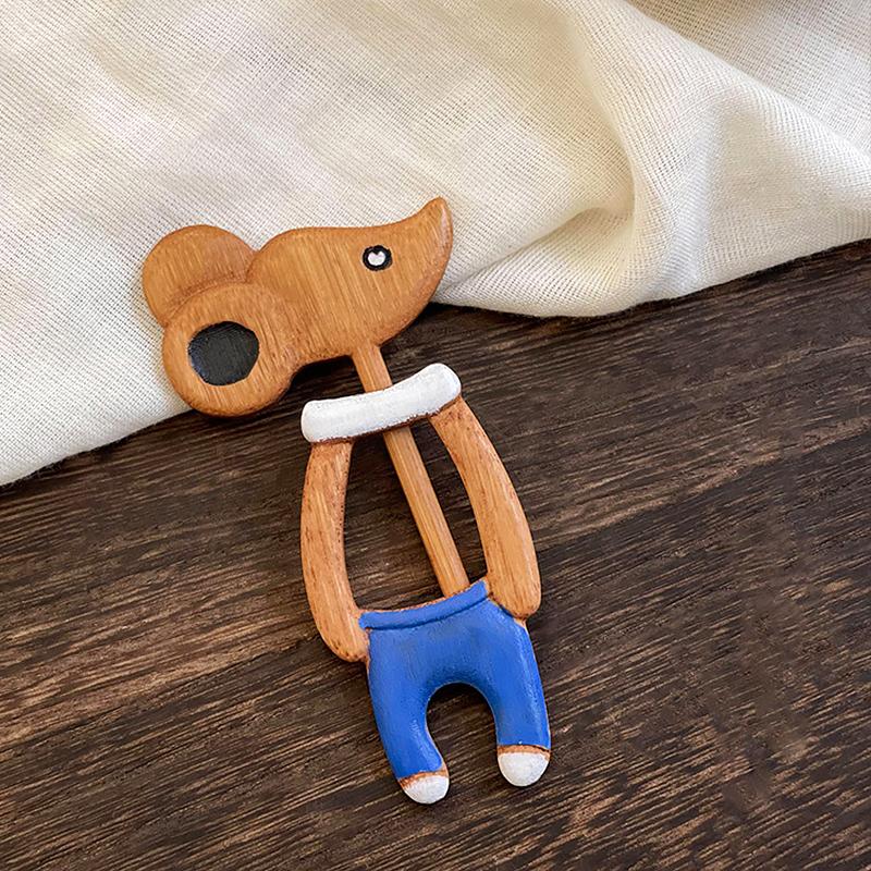 1 szt. Akcesoria odzieżowe Urocza broszka Zabawna klamra do szalika Styl wiejski Klamra do swetra Biżuteria w stylu naturalnym Styl minimalistyczny 10 stylów