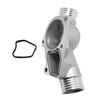 Thermostat Housing Cover for BMW 525i 325i M3 Z3 E34 E36 with Gasket Brand New Aluminum 11531722531 11531740437 Polished
