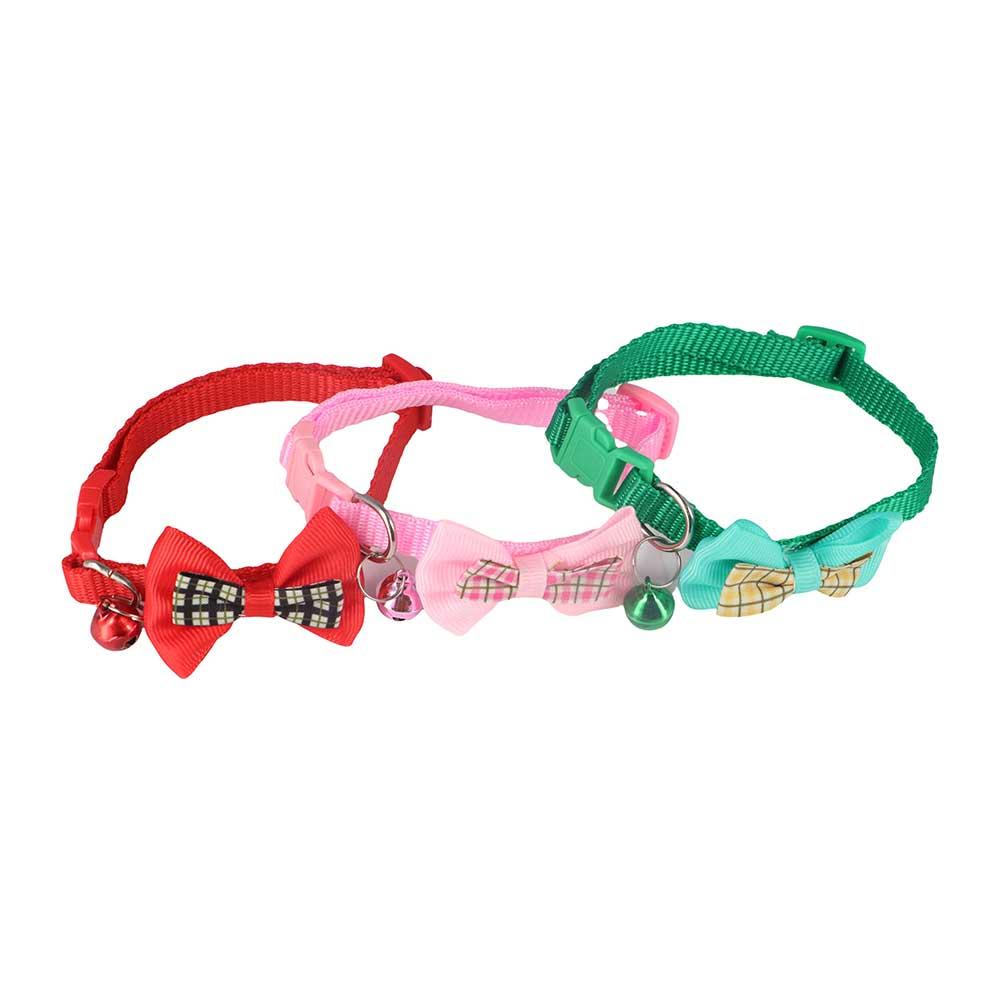 Small Dogs Cats Safety Buckle Bow Tie Pet Decorative Dog Necklace Pet Supplies Dog Leash Pet Collar