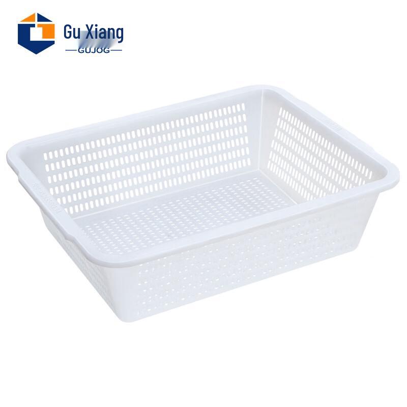 Heavy-Duty Rectangular Plastic Storage Basket