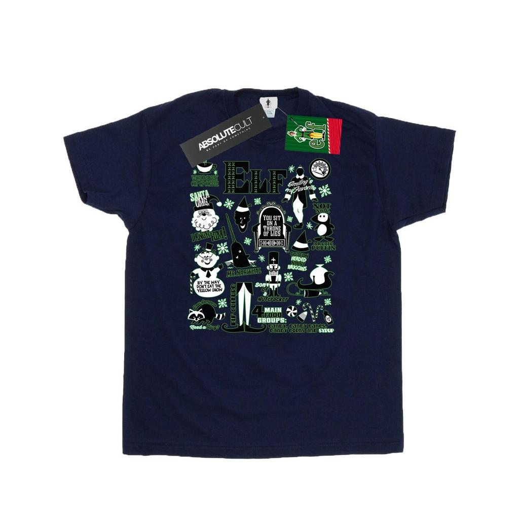 Elf Mens Infographic Poster T-Shirt