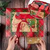 4/12pcs Christmas Gift Bags Tote Bags with Handles Reusable Non-Woven Shopping Bags for Xmas Gifts Wrapping Holiday Party Decors