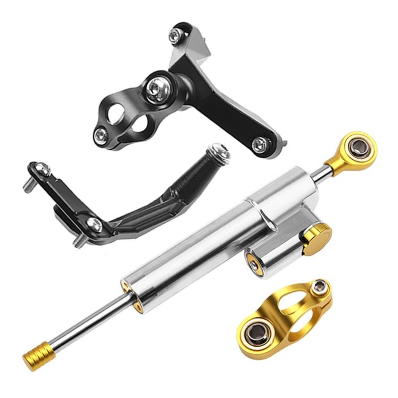 For KAWASAKI Ninja ZX6R ZX-6R 2024 CNC Motorcycle Stabilizer Steering Damper Mounting Bracket Support Kit