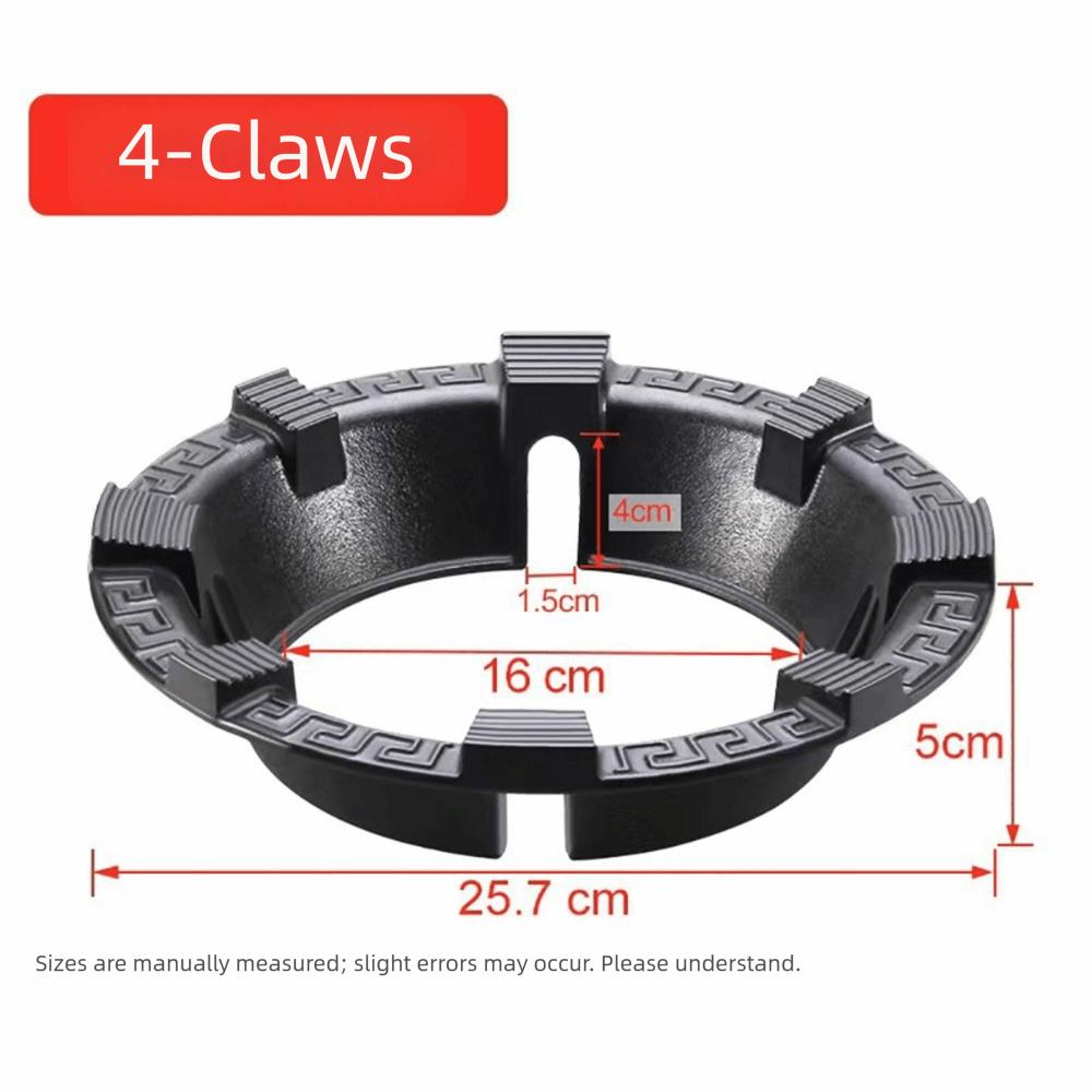 Windshield Stove Rack Cast Iron Wok Support High Quality Gas Stove Bracket Cooking 4 claws