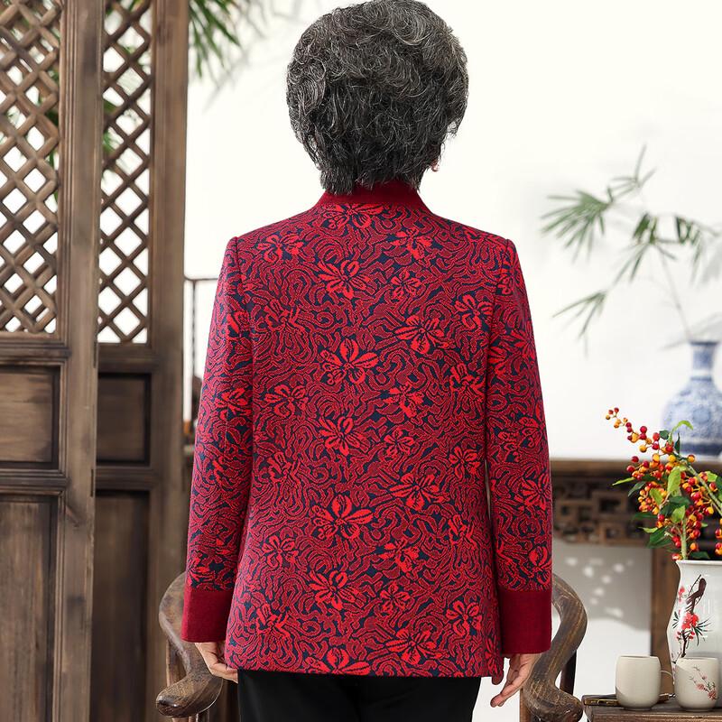 YUZHAOLIN Women's Mid-Aged & Elderly Casual Wool Blend Coat