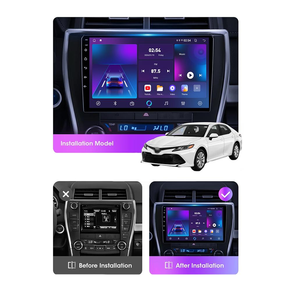 Android Car Radio For Toyota Camry V50 2012-2014 Multimedia Player Head Unit Stereo GPS Navigation BT WIFI 1+16GB