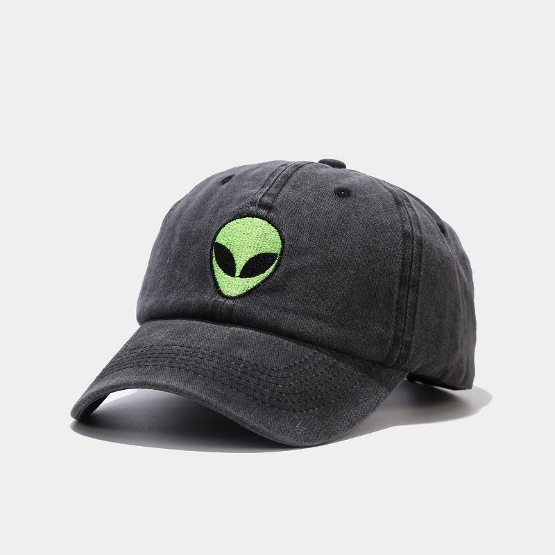 Baseball cap men's European and American washed retro embroidered cap women's outdoor travel sun protection curved brim sun hat