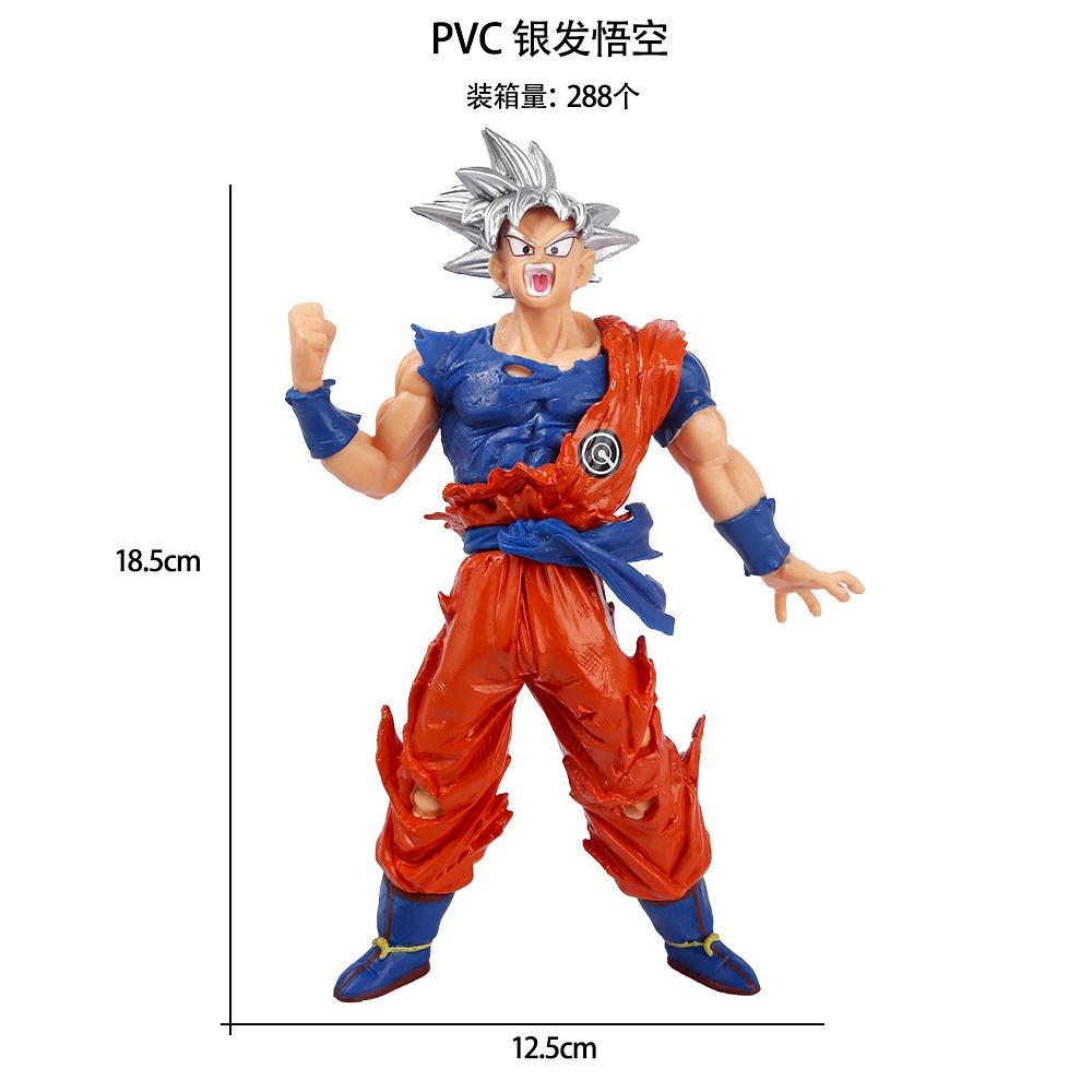 Anime Dragon Ball Vegeta Broly Son Goku Anime Action Figure Model Gifts Collectible Figurines for Kids 18cm