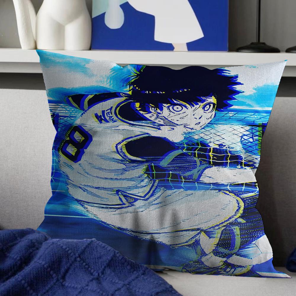 

Blue Lock Anime Pillowcase toon Gift Cushion Cover Bedroom Home Sofa Chair Seat Decor pillow case 16x16Inch