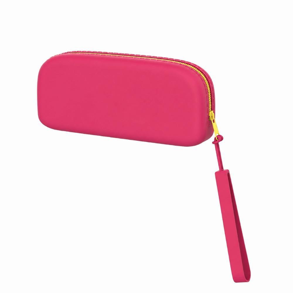 Soft Silicone Eyeglasses Pouch Case Wristlet Strap Glasses Holder Pouch Travel Use
